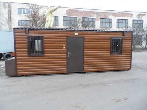 Бытовка 6 х 2,45, 2 окна МК023 фото